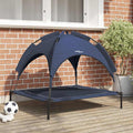 VidaXL Hondenbed 90 x 81 x 80,5 cm staal marineblauw