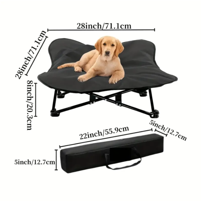 NNETM Portable Elevated Dog Bed for All Dog